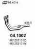 VW 861253101C Exhaust Pipe